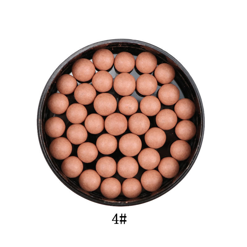 Pressed blush balls for bright, natural cheeks