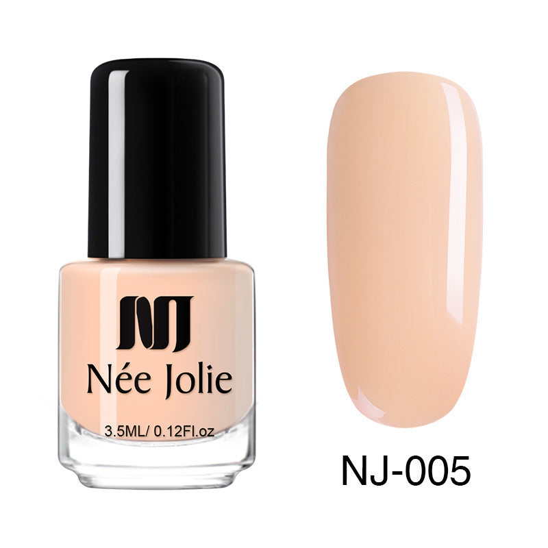 Liquid nail polish with a long-lasting, waterproof formula that lasts all day long.