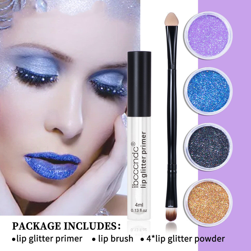 Glitter Lipstick Set for Sparkling Lips