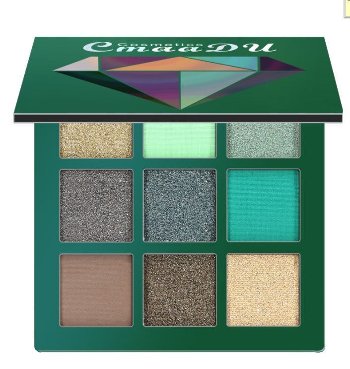 9-Color Diamond Bright Eyeshadow - Sparkling Eye Shadows for Stunning Looks