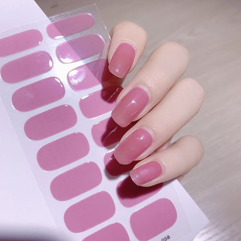 16 Solid Color Nail Stickers for Easy, Trendy Nail Art