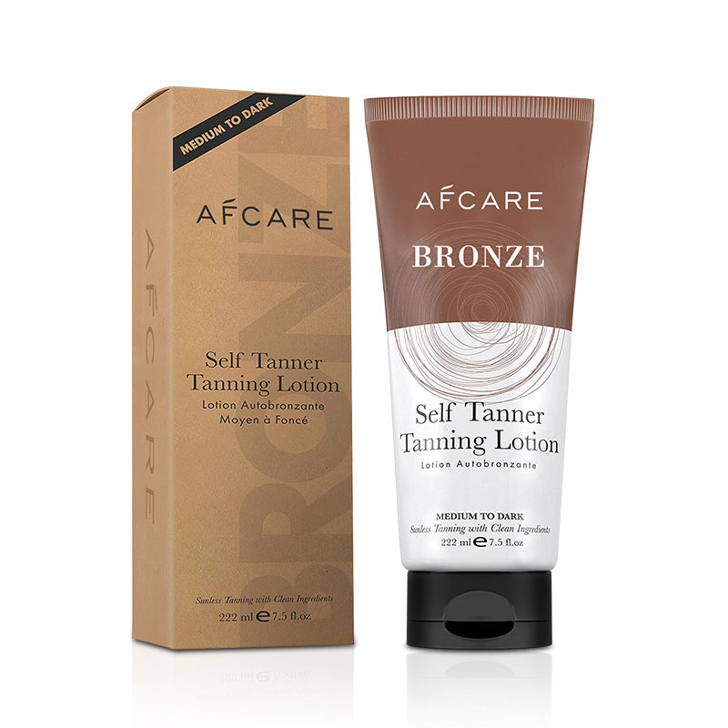 Body-Building Bronzer Tanning Lotion for a Deep, Radiant Glow