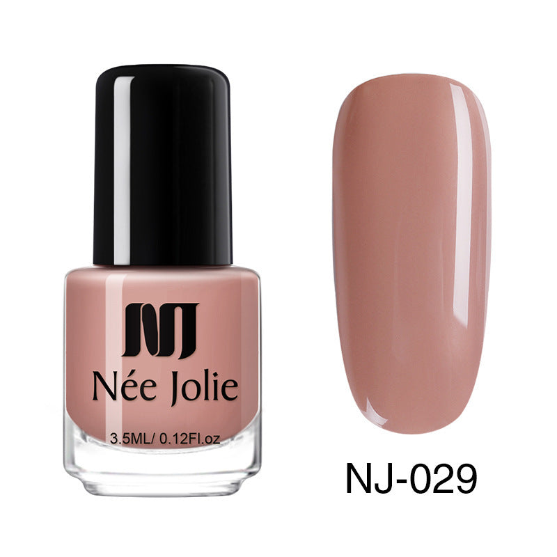 Liquid nail polish with a long-lasting, waterproof formula that lasts all day long.