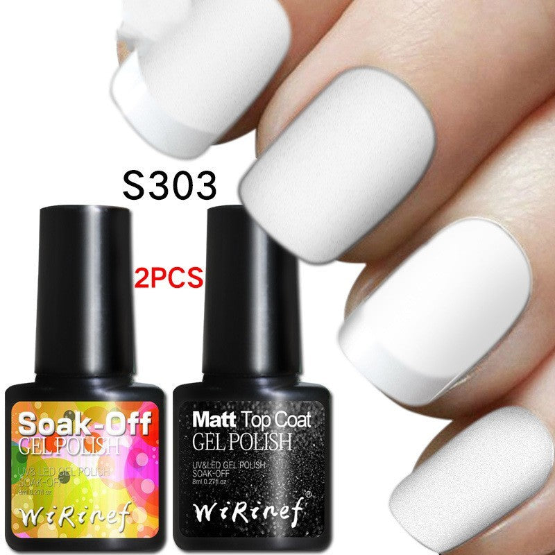 Frosted Seal Combination Nail Polish – Matte and Glossy Finish in One