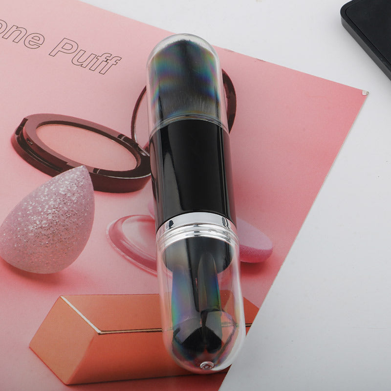 Portable Four In One Retractable Makeup Brush for Eyes and Skin