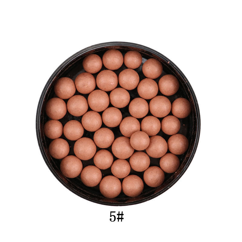 Pressed blush balls for bright, natural cheeks