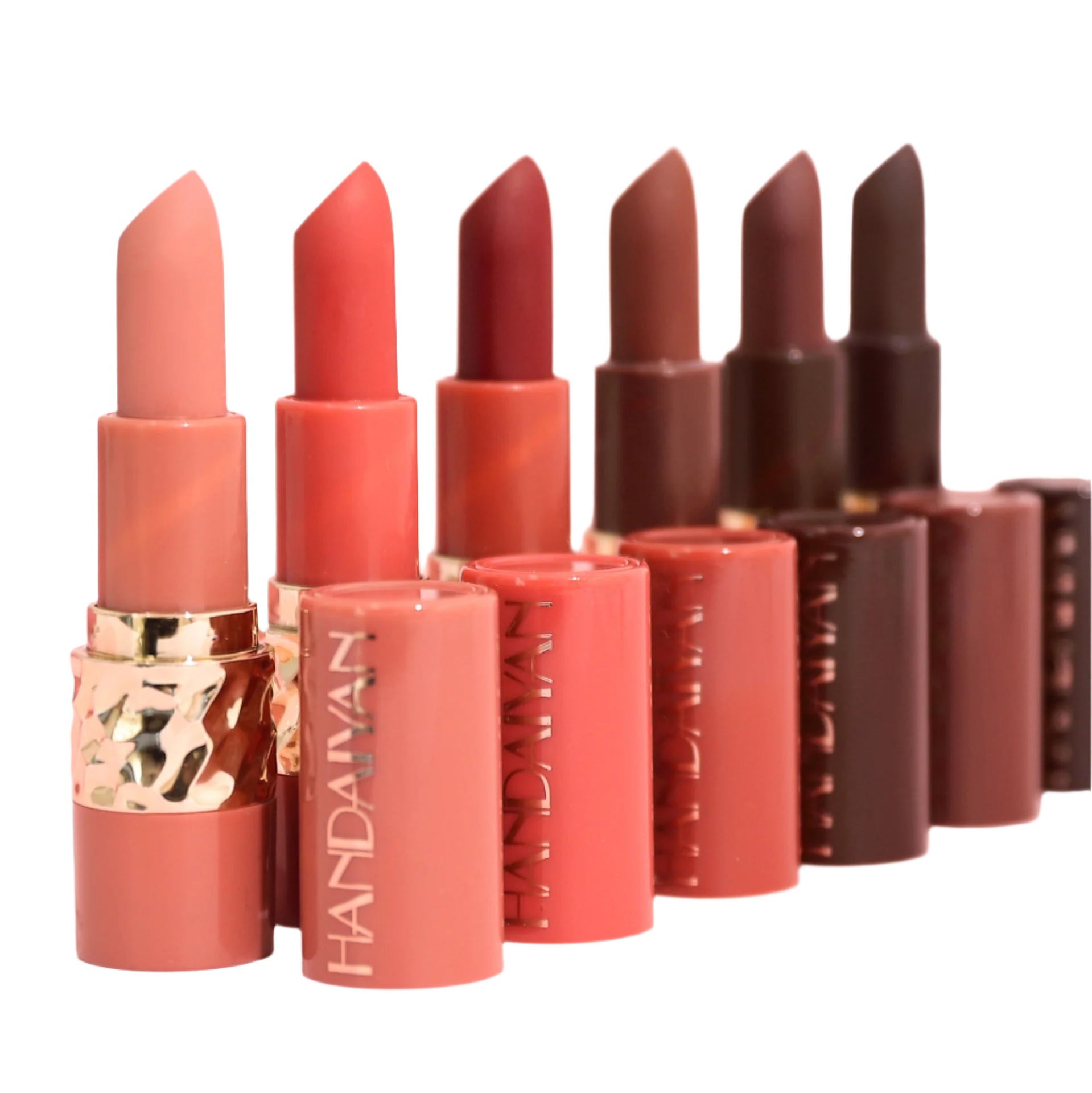 Natural Matte Lipstick Set – Effortless, Long-Wearing Shades for Beautiful, Matte Lips