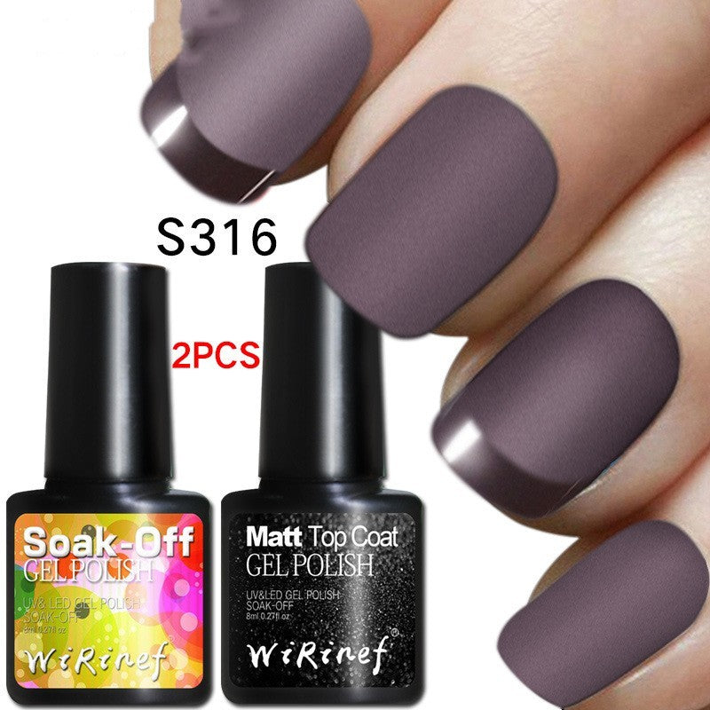 Frosted Seal Combination Nail Polish – Matte and Glossy Finish in One