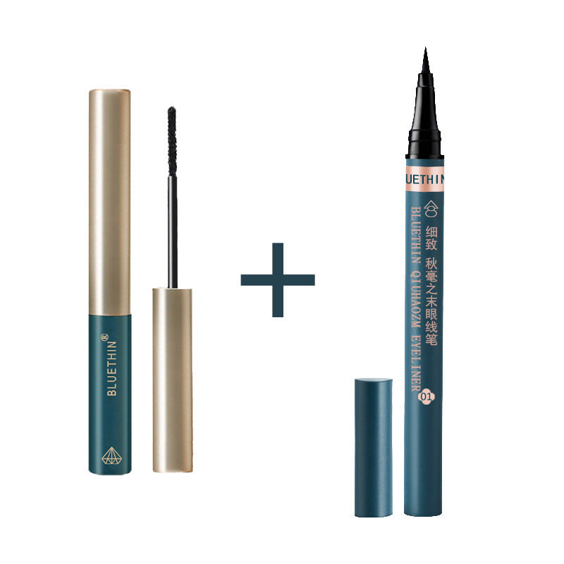 Bold Eye Set: Black Mascara & Black Eyeliner for Defined, Stunning Lashes and Liner