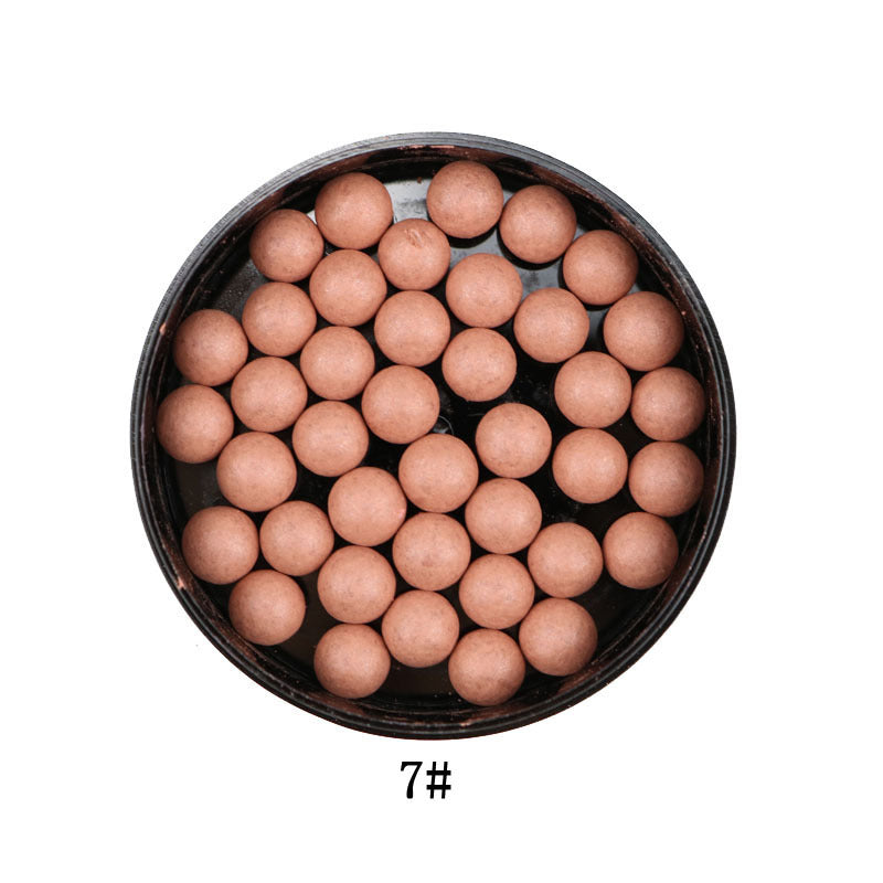 Pressed blush balls for bright, natural cheeks