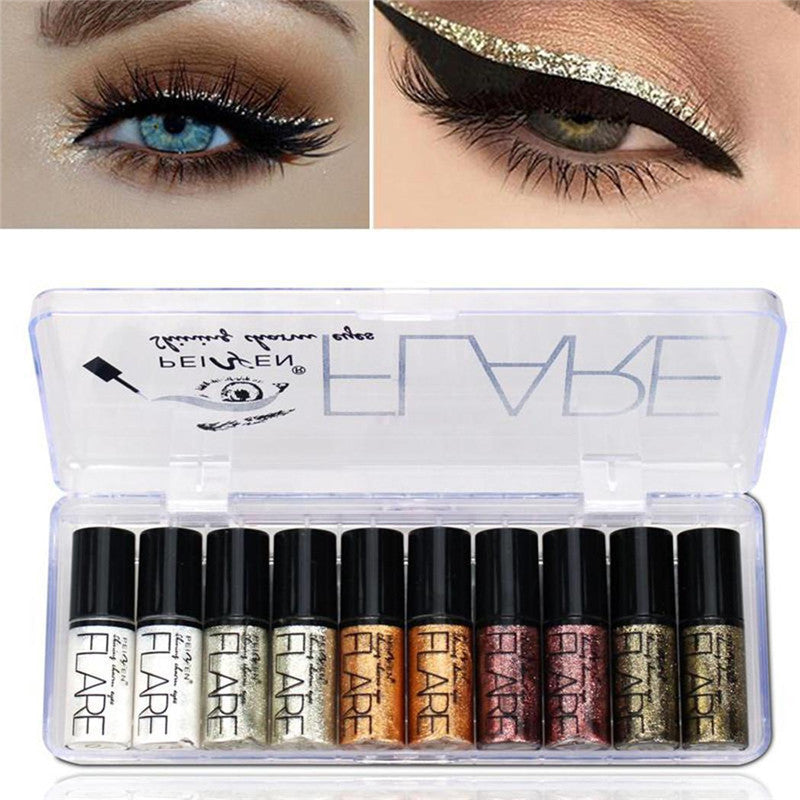 Long-Lasting Waterproof Shine Eyeliner for Glossy, Defined Eyes