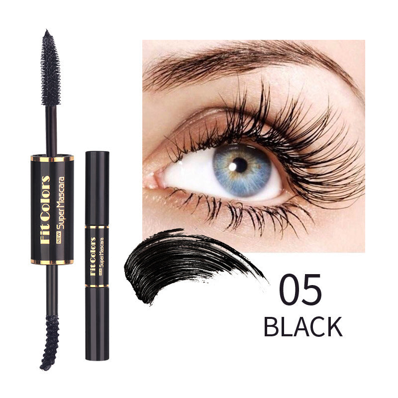 Double-headed Color Mascara – Thick Curl, Waterproof, Dyeing Formula