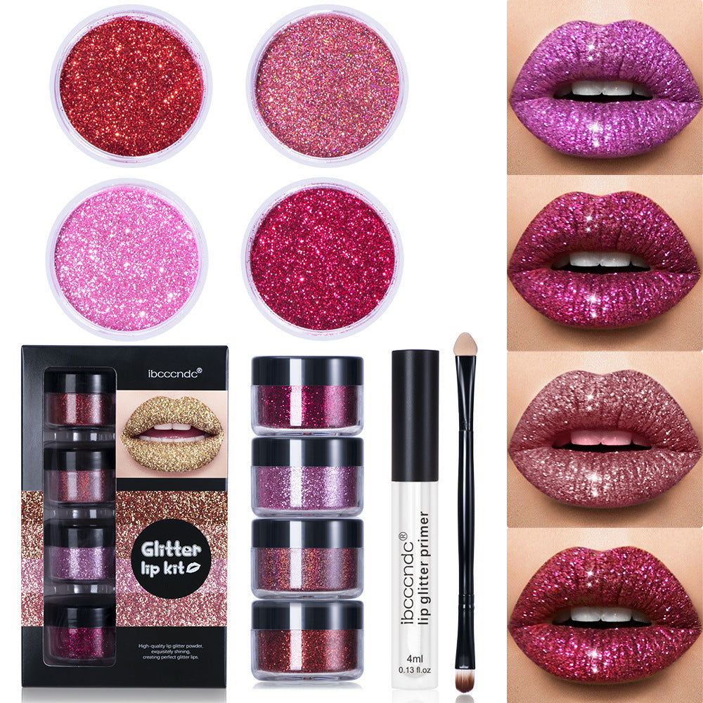 Glitter Lipstick Set for Sparkling Lips