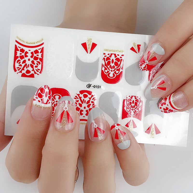 Imitation Nail Art Stickers – 3D Hot Nail Stickers for Creative Nail Designs