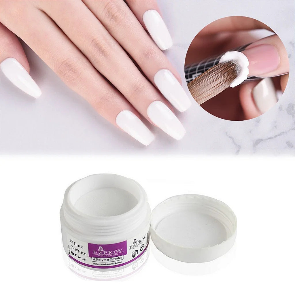 Acrylic Nail Powder & Gel Porcelain Stretching – 30g for Professional Nail Extensions & Sculpting