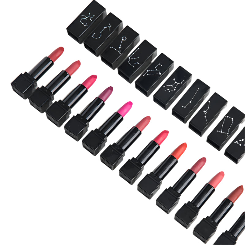 12-Color Fashion Lipstick Set for Bold, Personalized Looks