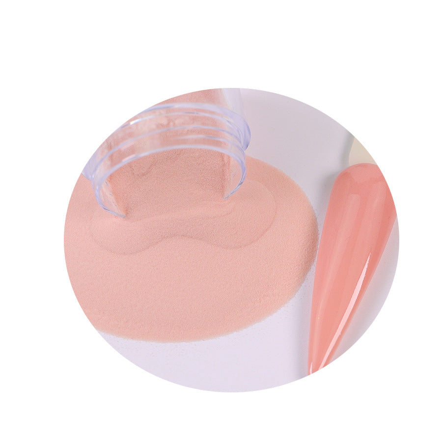 Acrylic Nail Extension Carved Infiltrating Powder – Skin Tone & Nude Crystal Powder for Perfect Nails