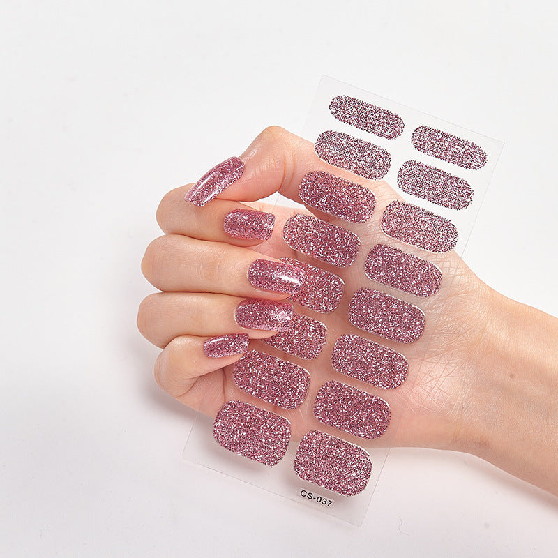 16 Solid Color Nail Stickers for Easy, Trendy Nail Art