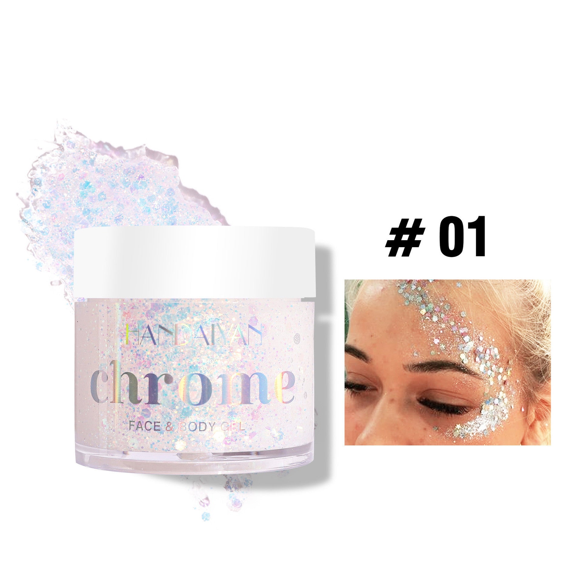 Color Changing Gel Sequin Eyeshadow  for a Stunning Eye Look