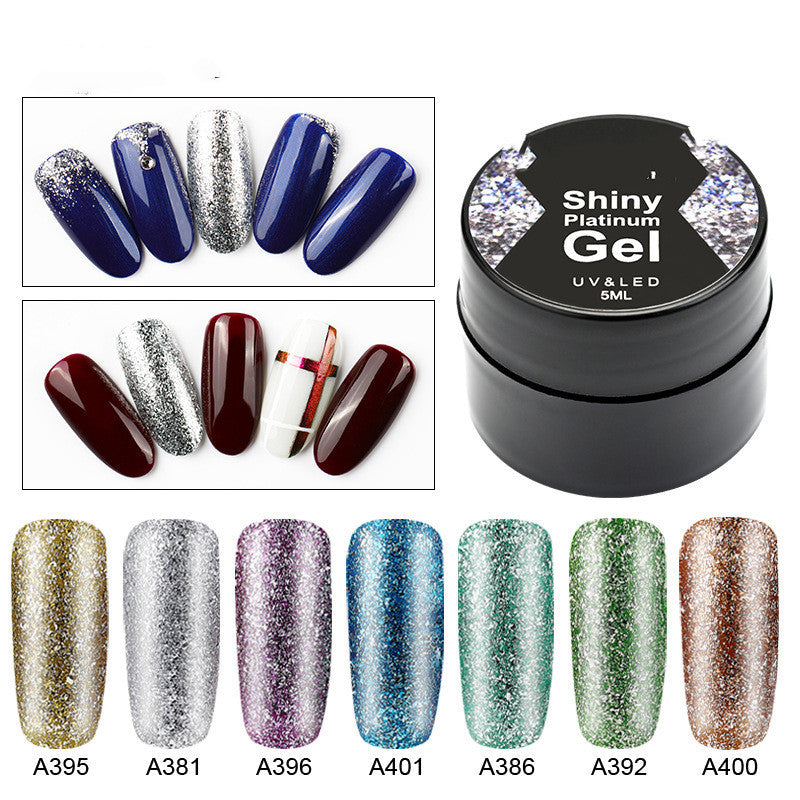 Glitter Gel Nail Polish Sparkling Sequins Art Decoration – Dazzling, Shimmering Nails