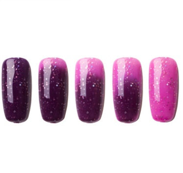 Temperature-Activated Color Changing Nail Polish for Dynamic Shades