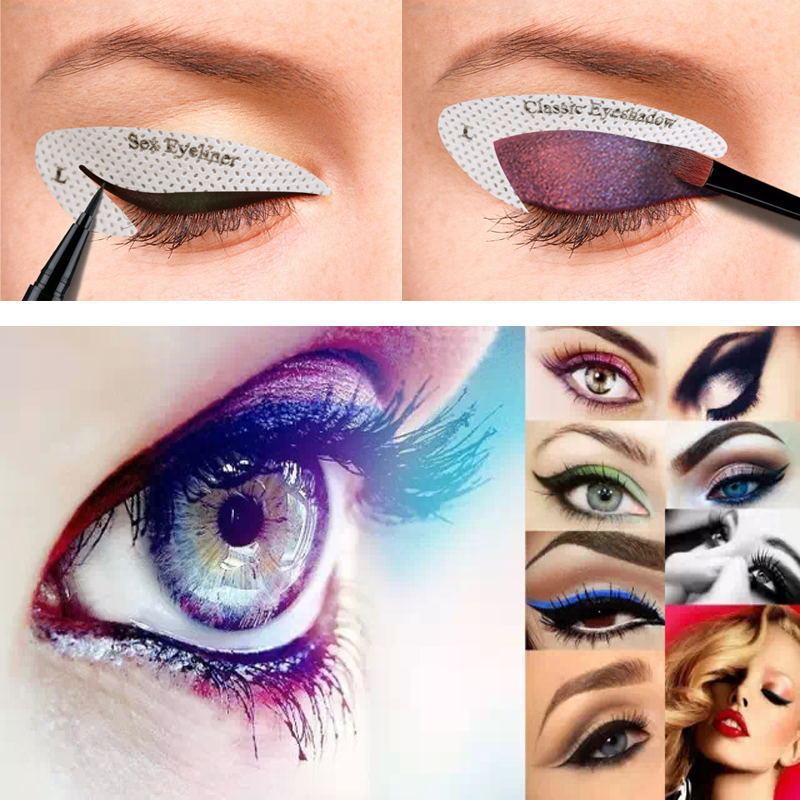 Eyeshadow Eyeliner Makeup Template Sticker – Quick and Precise Eye Makeup Application