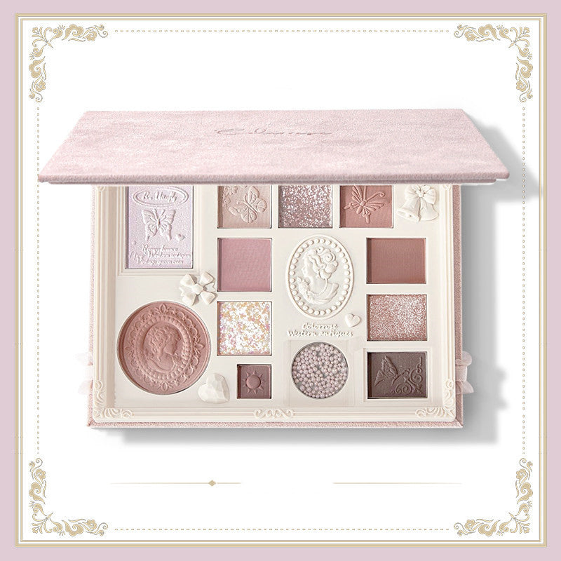 All-in-One Embossed Eyeshadow, Blush, and Highlighter Palette