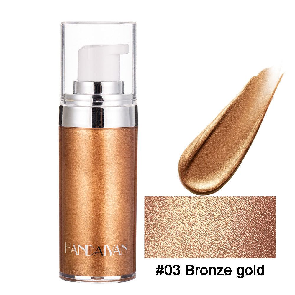 Glow-Boosting Liquid Highlighter – Illuminates Face & Legs with a Stunning Radiance