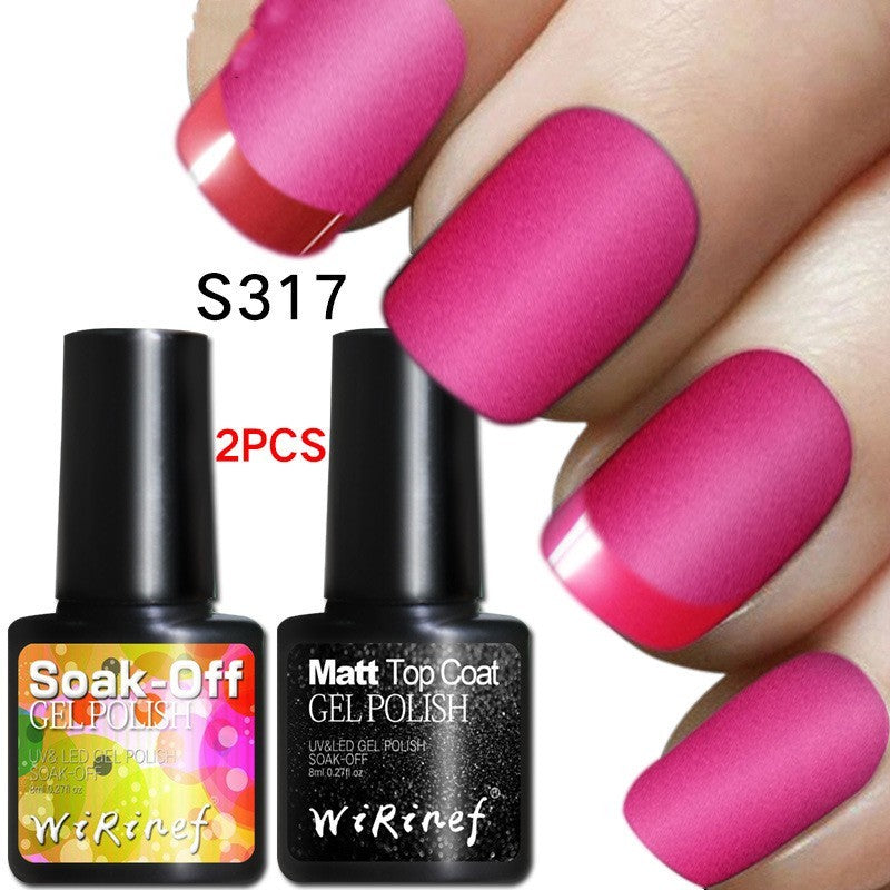 Frosted Seal Combination Nail Polish – Matte and Glossy Finish in One