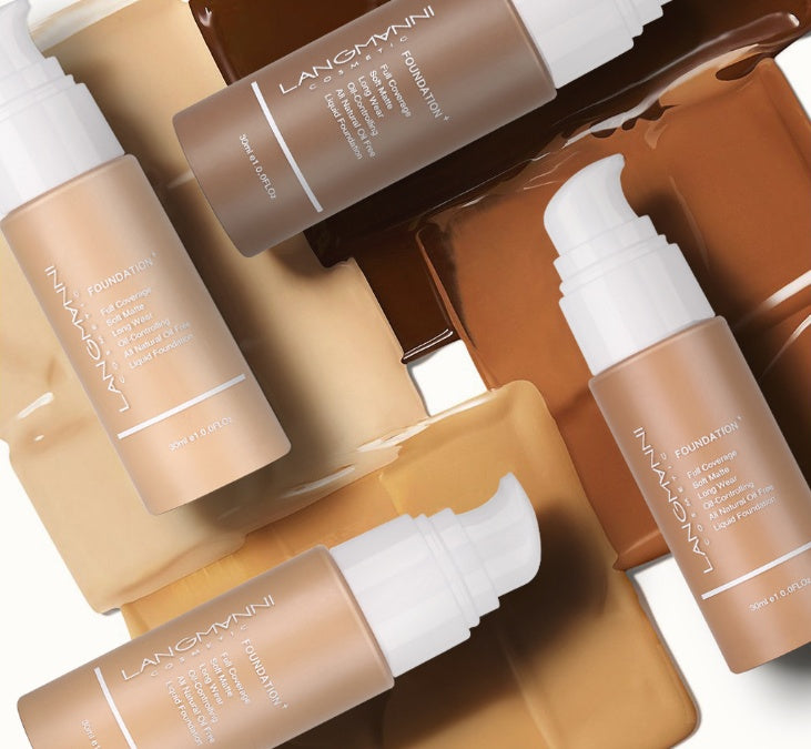 Matte Oil Control Liquid Foundation – Shine-Free, Full Coverage for Oily Skin with All-Day Wear