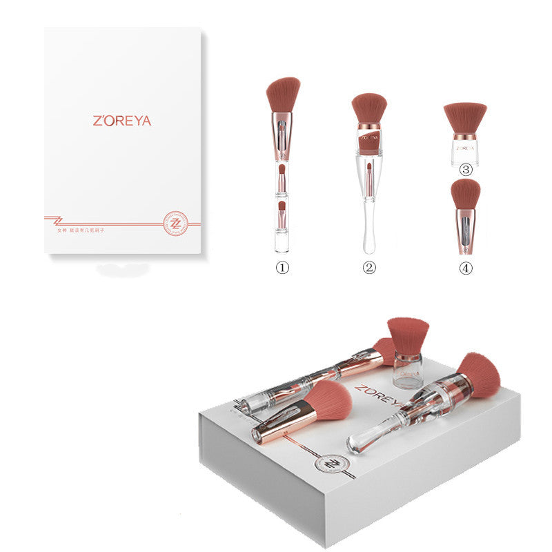 9-Piece Zhuoerya Makeup Brush Set for Flawless Application