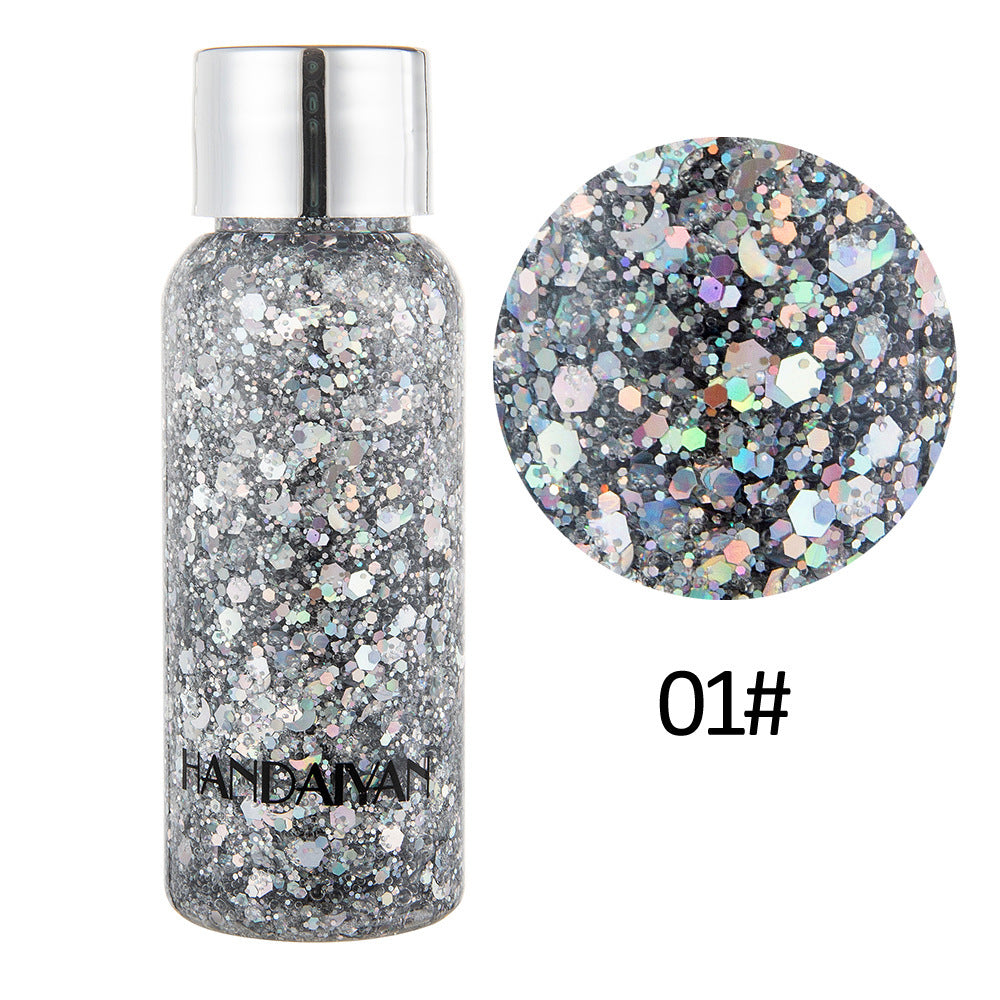 Eye Glitter Gel & Loose Sequins Cream – Sparkle for Hair, Body, Face