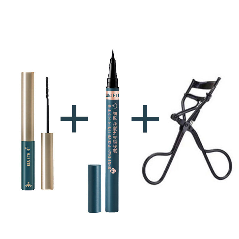 Bold Eye Set: Black Mascara & Black Eyeliner for Defined, Stunning Lashes and Liner