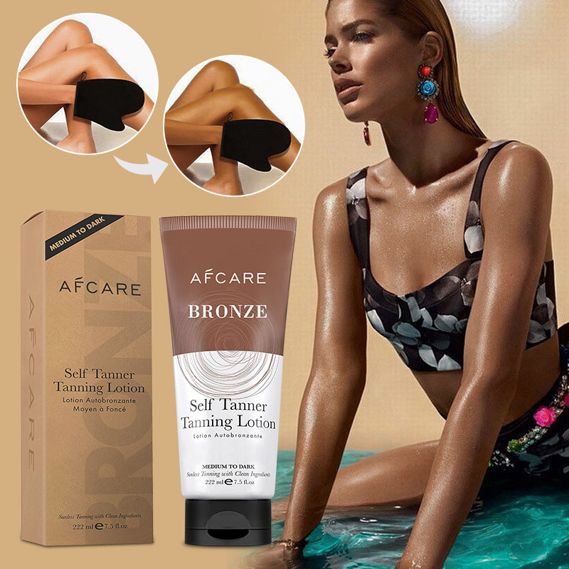 Body-Building Bronzer Tanning Lotion for a Deep, Radiant Glow