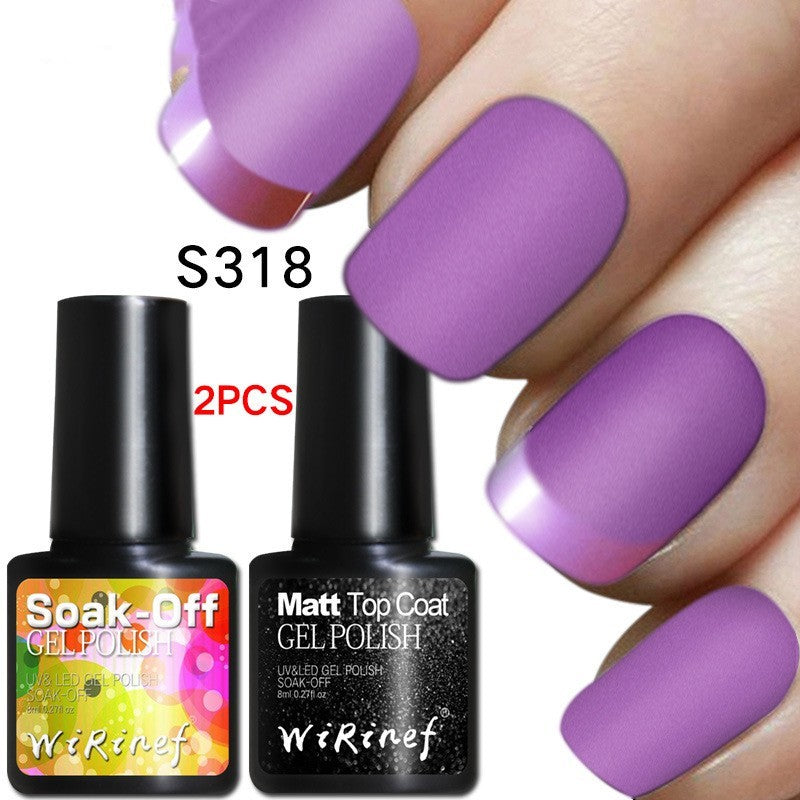 Frosted Seal Combination Nail Polish – Matte and Glossy Finish in One