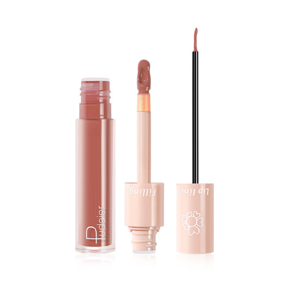 Dual-Action Lipstick and Gloss for Vibrant, Glossy Lips