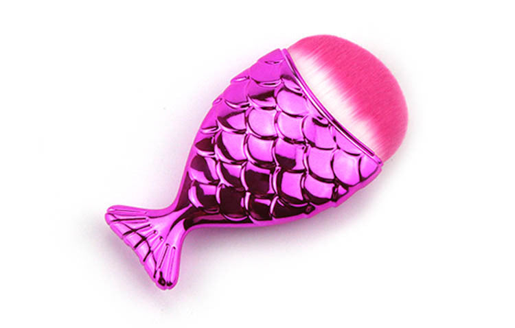 Mermaid Foundation Makeup Brush – Seamless Application with a Stunning Design