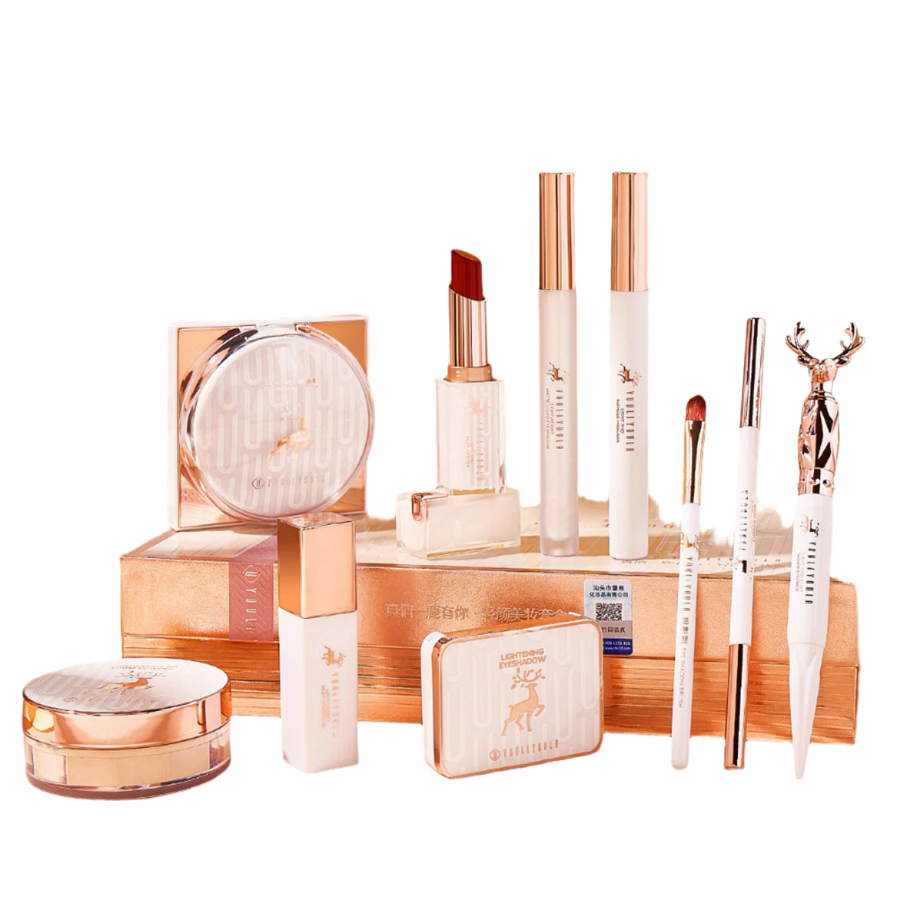 10-Piece Makeup Set for Beginners and Students