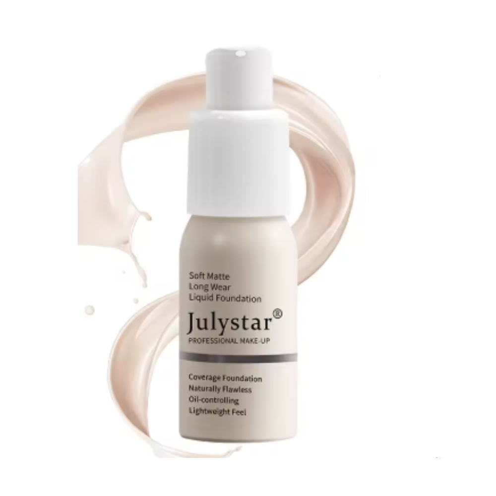 Smooth Long-Lasting Finishing Liquid Foundation  , Full Coverage for Flawless, Radiant Skin