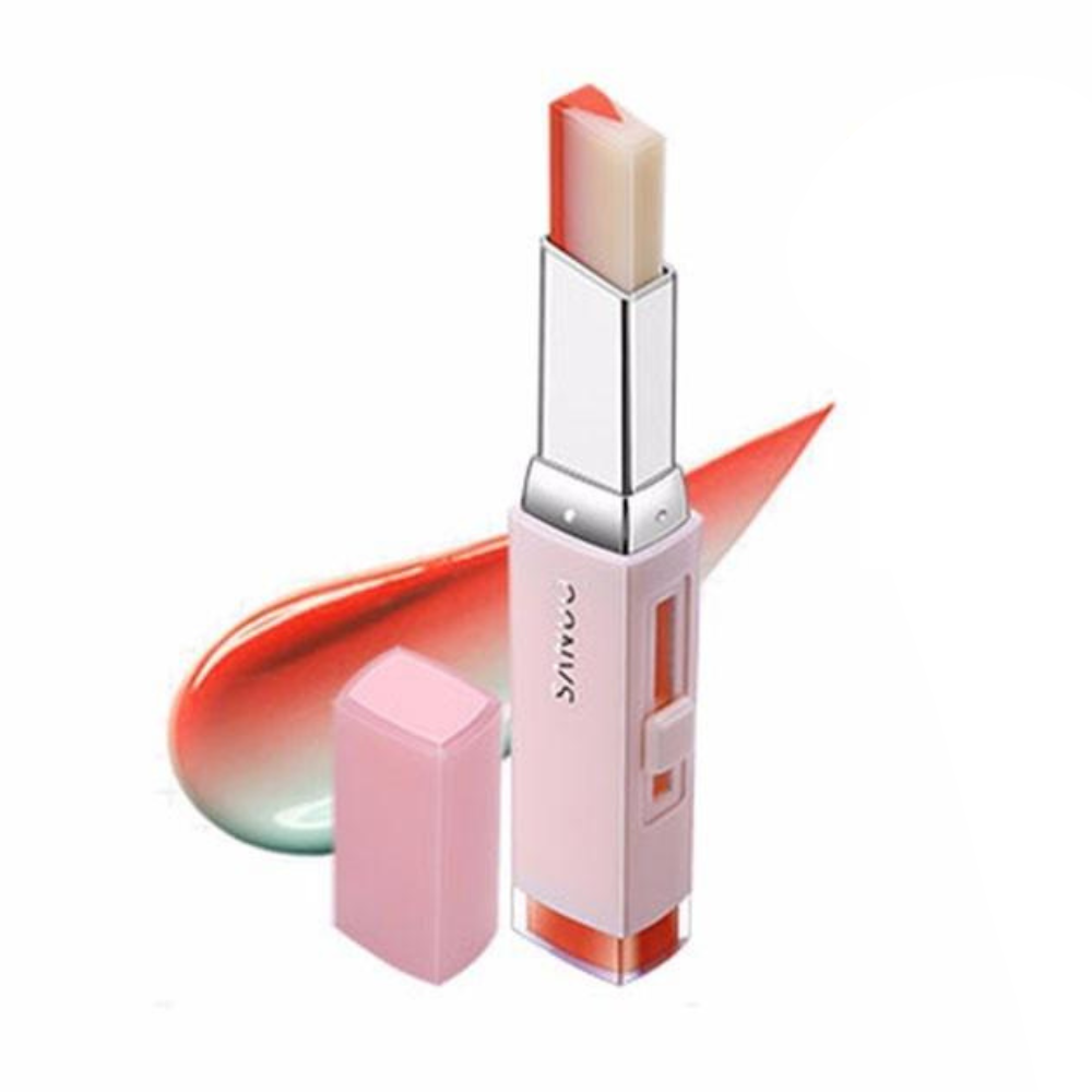 Dual-Color Gradient Lipstick for Ombre Effect