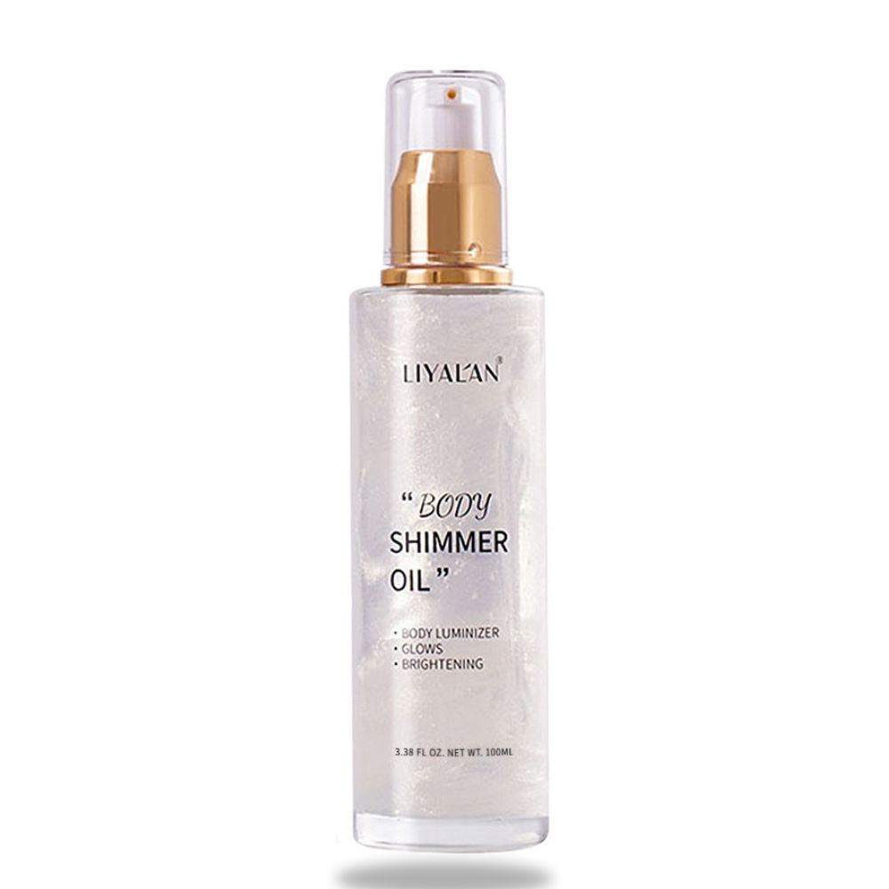 Shimmering Body Gloss Oil and Facial Repair Liquid