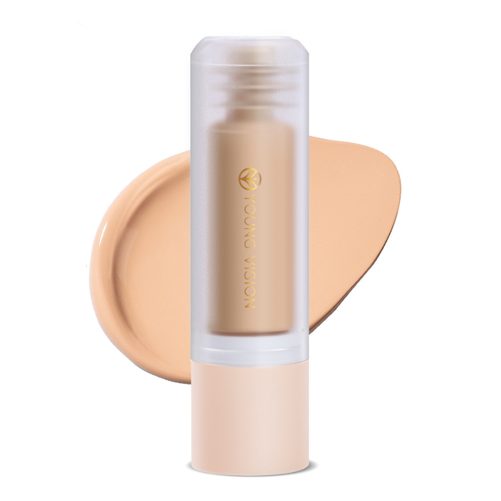 Bottom Press Liquid Foundation - Large Capacity for Full Coverage & Long-Lasting Wear