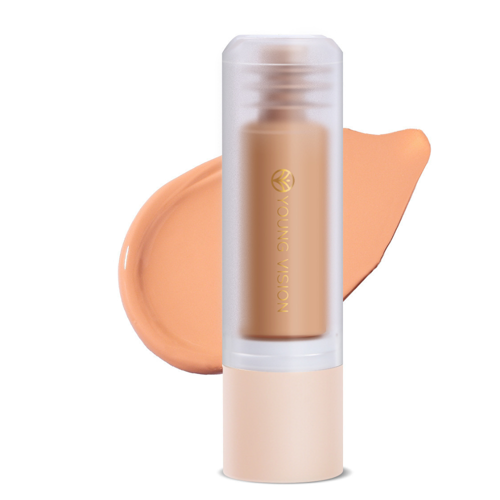 Bottom Press Liquid Foundation - Large Capacity for Full Coverage & Long-Lasting Wear