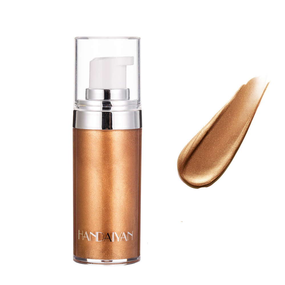 Glow-Boosting Liquid Highlighter – Illuminates Face & Legs with a Stunning Radiance