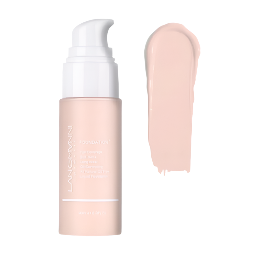 Matte Oil Control Liquid Foundation – Shine-Free, Full Coverage for Oily Skin with All-Day Wear