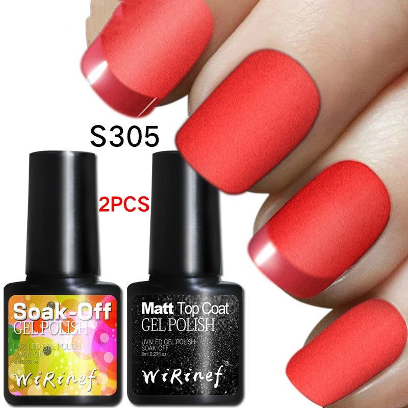 Frosted Seal Combination Nail Polish – Matte and Glossy Finish in One