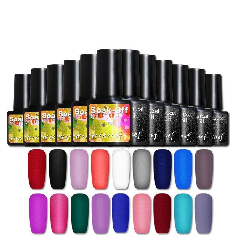 Frosted Seal Combination Nail Polish – Matte and Glossy Finish in One