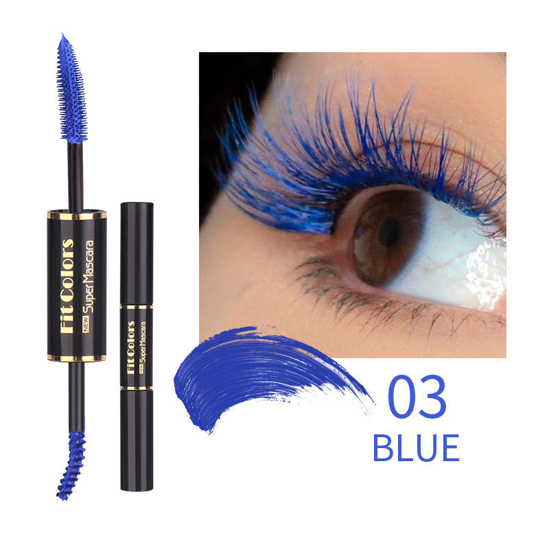 Double-headed Color Mascara – Thick Curl, Waterproof, Dyeing Formula