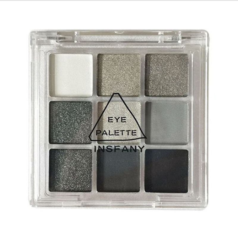 9-Color Smoky Eye Shadow Palette for Bold, Intense Looks