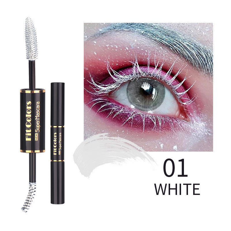 Double-headed Color Mascara – Thick Curl, Waterproof, Dyeing Formula